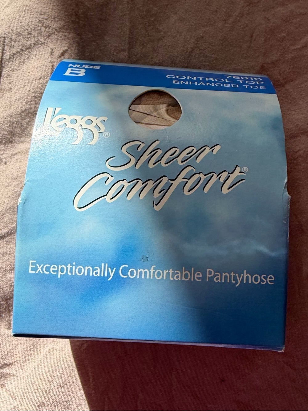 L’eggs Sheer Comfort Nude Control Top Pantyhose, size B